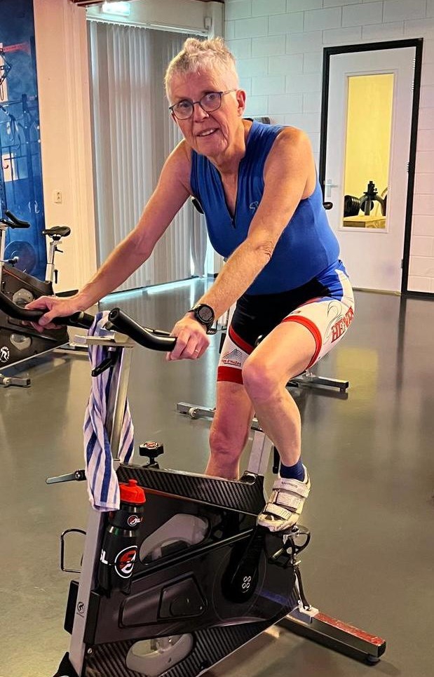 Marlies neemt deel aan de Alpe d'Huez Triatlon!